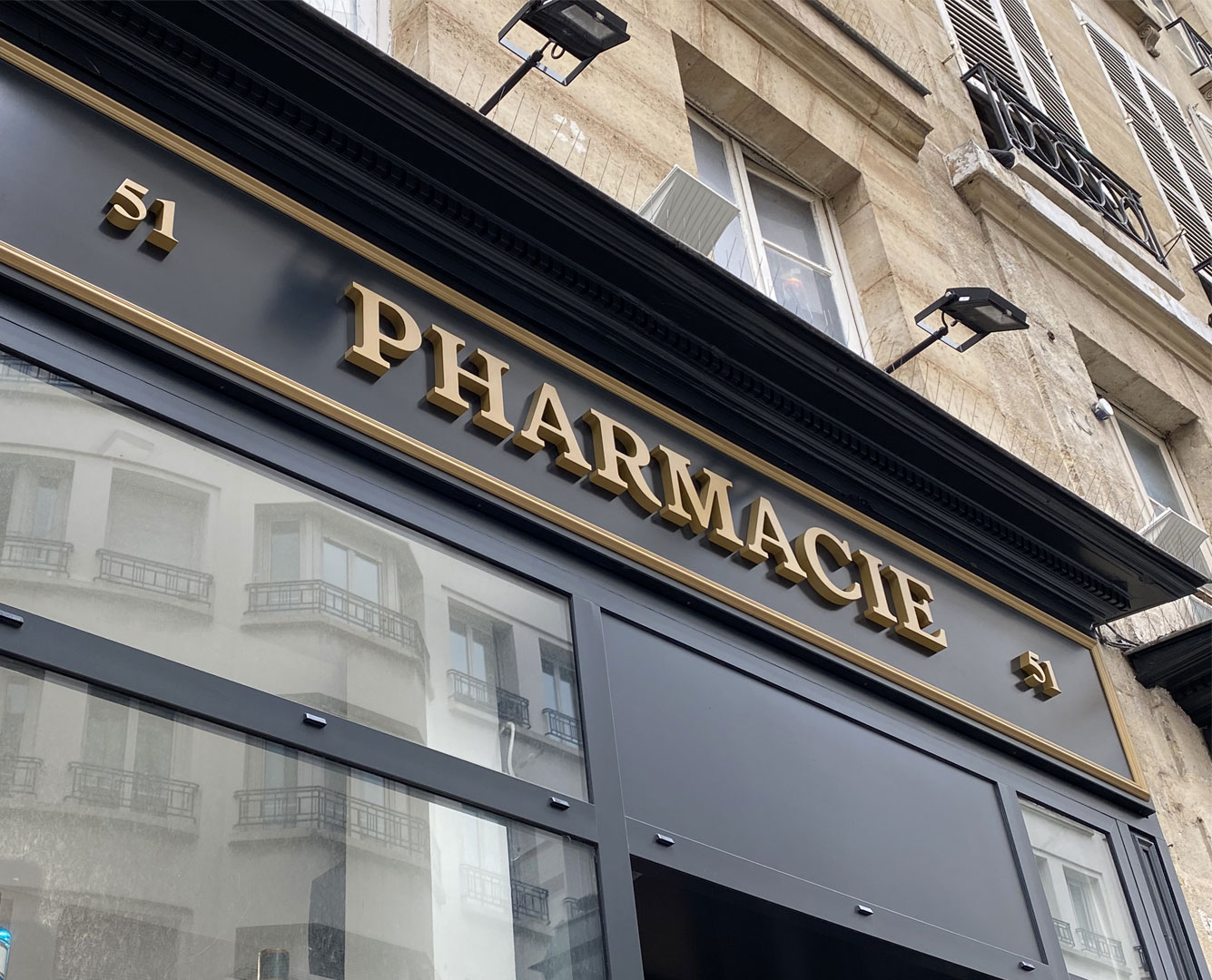 Enseigne Pharmacie Montorgueil