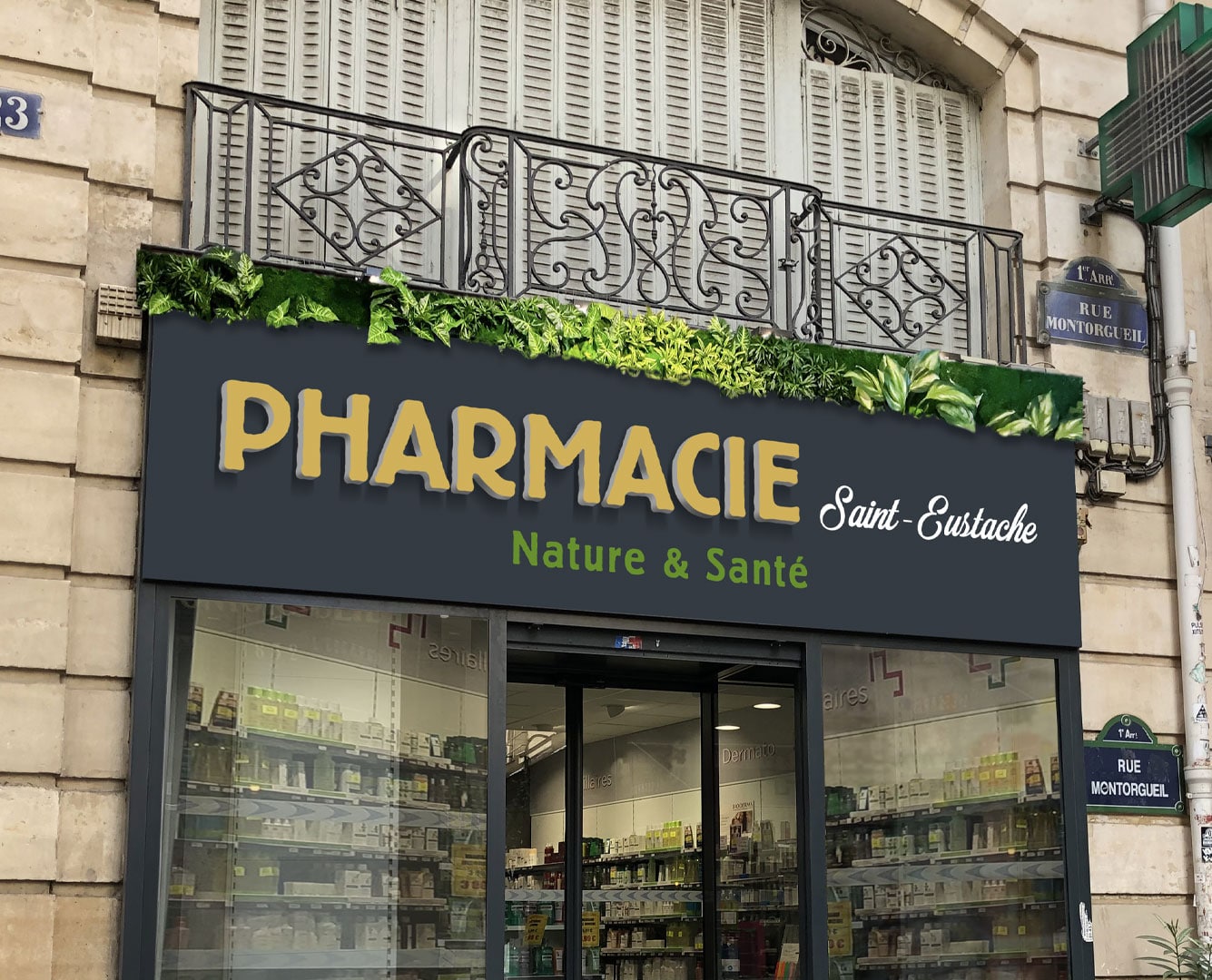 Enseigne Pharmacie St Eustache