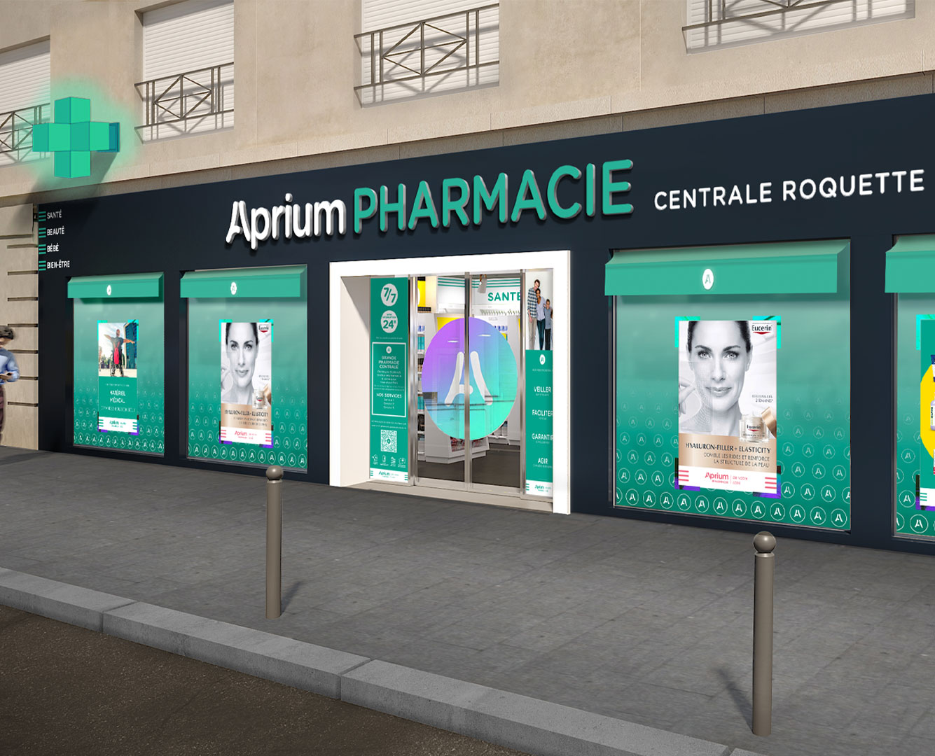 Identité visuelle Aprium Pharmacie